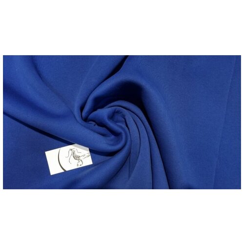 180см Ткань Футер 3-нитка с начесом Пенье Синий от 1 метра