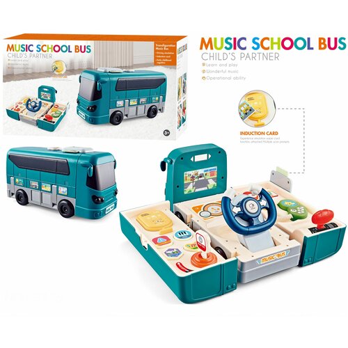 фото Развивающая музыкальная игрушка "автобус" зебра