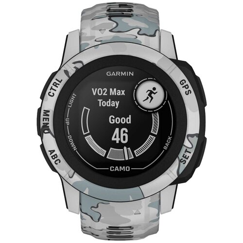 Смарт-часы Garmin Instinct 2S, Camo Edition, Mist Camo, WW, серый камуфляж, 010-02563-03 мужские часы garmin 010 02441 15