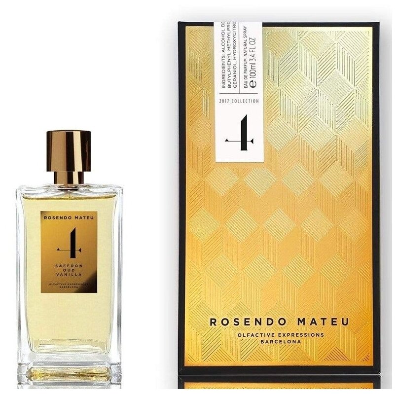 Парфюмерная вода Rosendo Mateu 4 Saffron, Oud, Vanilla 100 мл.