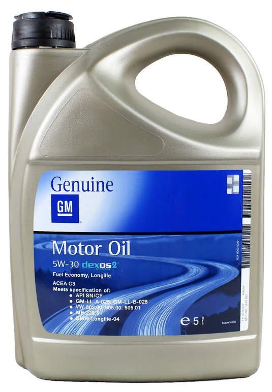 GENERAL MOTORS 93165557    DEXOS2 5W30 API SM/CF, ACEA C3, EU 5