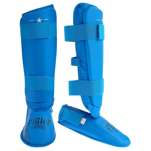фото Защита голень+стопа fight empire, размер xl, цвет синий