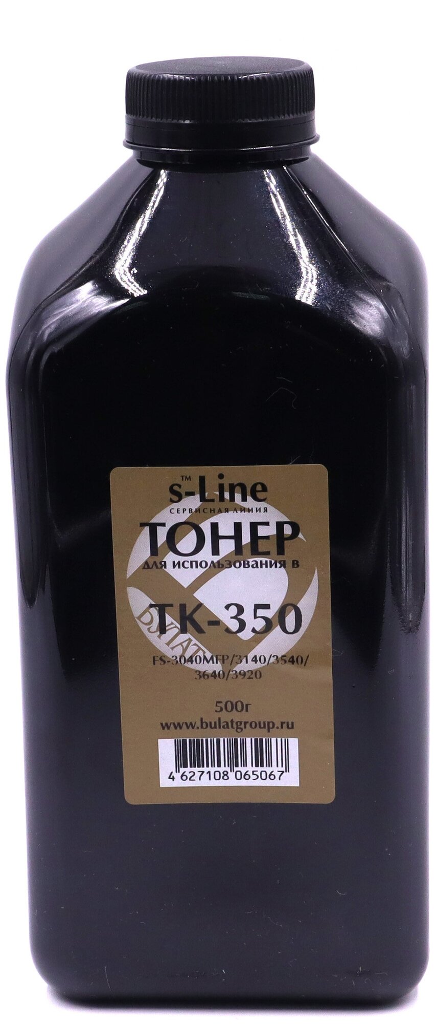 Тонер булат s-Line TK-350 для Kyocera FS-3920 (Чёрный, банка 500 г)