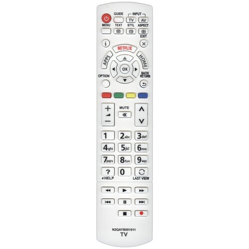 Пульт ДУ для PANASONIC N2QAYB001011 пульт ду для телевизора panasonic n2qayb000572 viera 3d