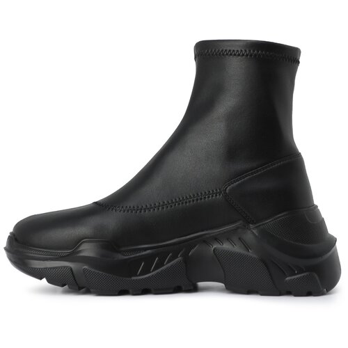 фото Ботинки tendance zf1052-5-1-1am черный, размер 40