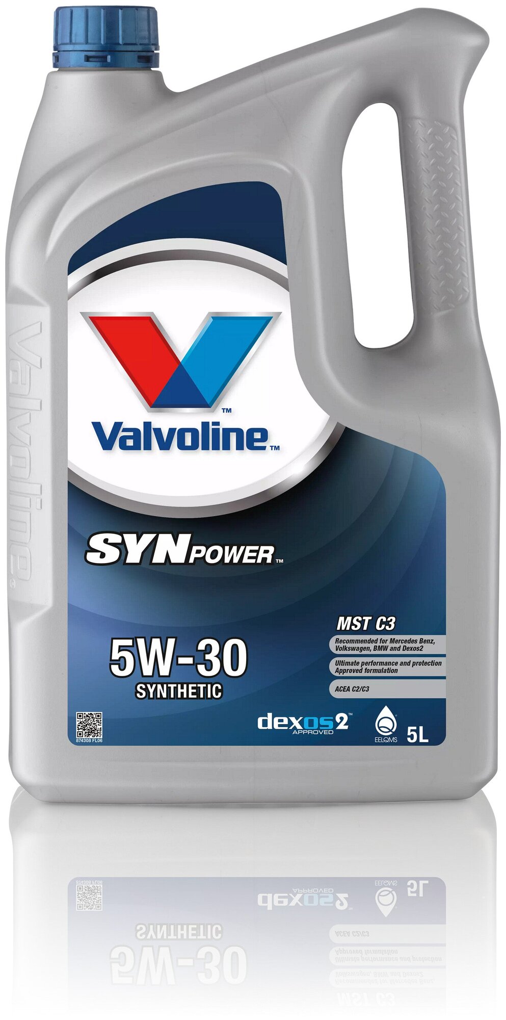 Моторное масло Valvoline 5W40 SYNPOWER MST C3 5L