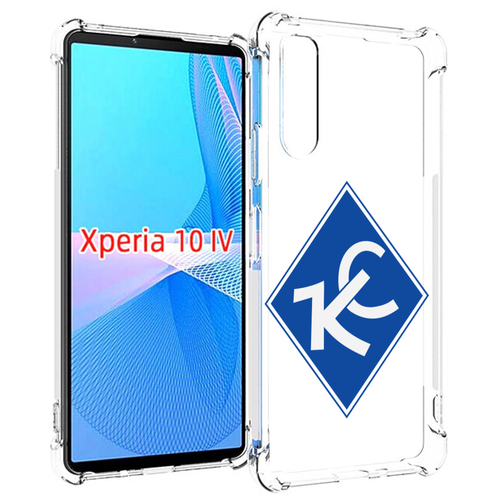 Чехол MyPads фк крылья советов мужской для Sony Xperia 10 IV (10-4) задняя-панель-накладка-бампер