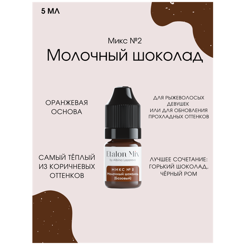 Etalon Mix Пигмент для татуажа бровей №2 
