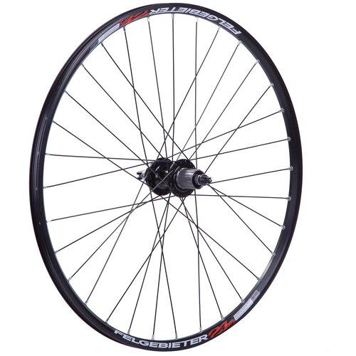 фото Колесо 27,5" заднее 32 спицы двойной обод (колесо 27,5" зад,двой. пист .обод под disc 32 отв, втулка sf b27r аллюм, экс-к, пром подшип подшип.) felgebieter