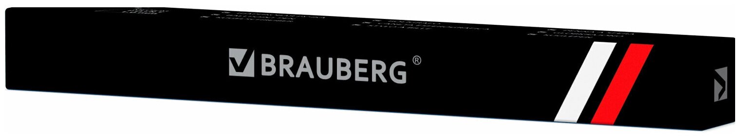 ручка шариковая Brauberg "De luxe Black", корпус черный, золот. детали, синяя - фото №13