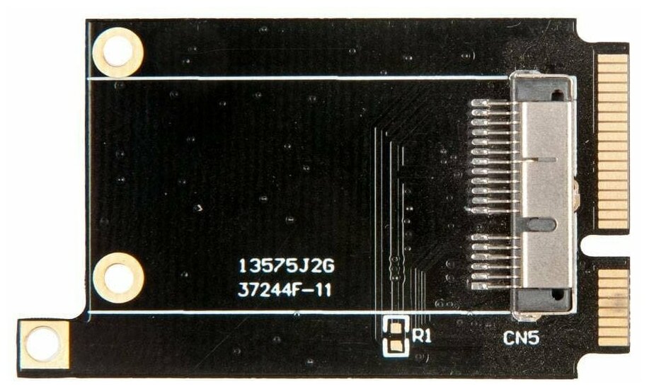 Адаптер-переходник для установки платы Wi-Fi AirPort Bluetooth (6+12 Pin) в слот mini PCIe / NFHK N-9432