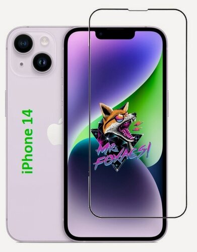 Изображение товара Защитное стекло для смартфона Apple iPhone 14 / Полноэкранное стекло для телефона Эпл Айфон 14 Premium Glass
