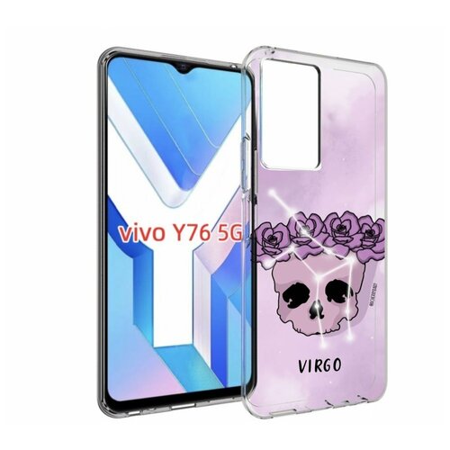 Чехол MyPads знак зодиака дева 2 для Vivo Y76 5G задняя-панель-накладка-бампер