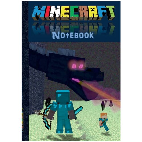 Minecraft Notebook 'Ender Dragon' (quad paper)
