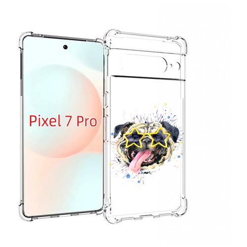 Чехол MyPads мопс боксер для Google Pixel 7 Pro задняя-панель-накладка-бампер чехол mypads собака боксер для google pixel 7 pro задняя панель накладка бампер