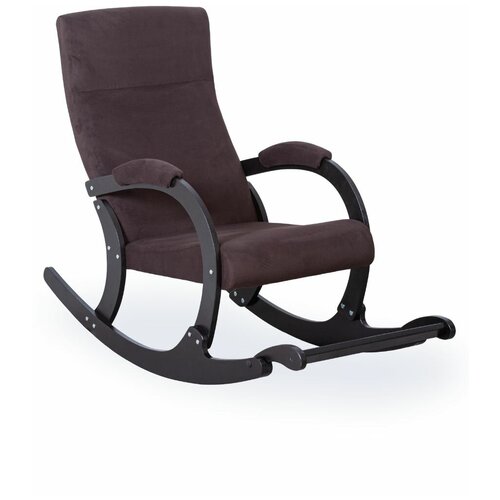 Кресла качалка для дома Вега кресло-качалка взрослое кресло качалка с подножкой обивка велюр цвет темный шоколад