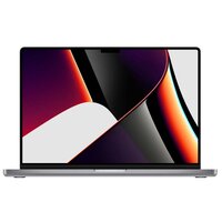 16" Ноутбук Apple Macbook Pro 16 (2021) 3456×2234, Apple M1 Max, RAM 32 ГБ, LPDDR4X, SSD 1 ТБ, Apple graphics 32-core, macOS, MK1A3ZE/A, серый космос