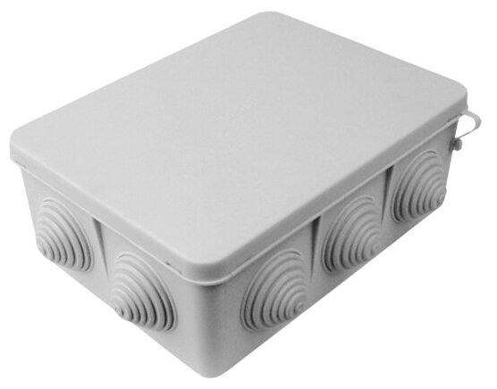 Коробка распределительная hegel 150х110х70мм ip55 cветло-серый