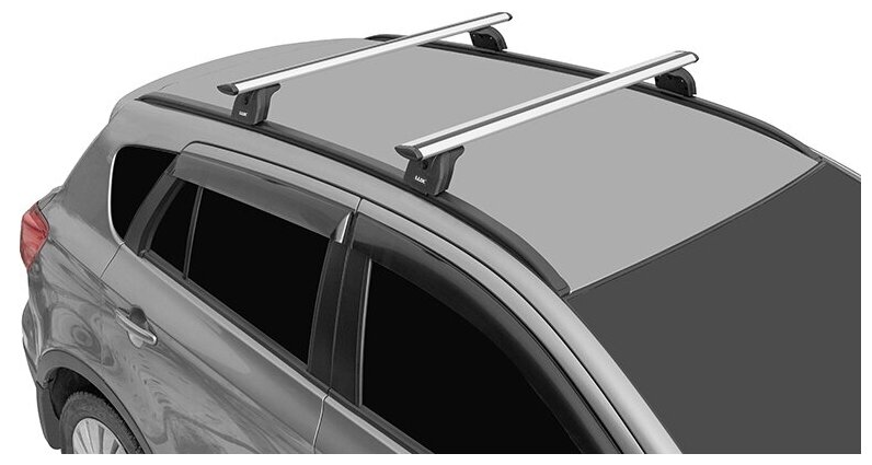 установочный комплект Lux 2 SantaFe12i на рейлинги для Hyundai Santa Fe 3 (2012-2018)