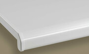 Подоконник Белый матовый Данке Стандард Сатин размер 200*1400 мм с заглушками
