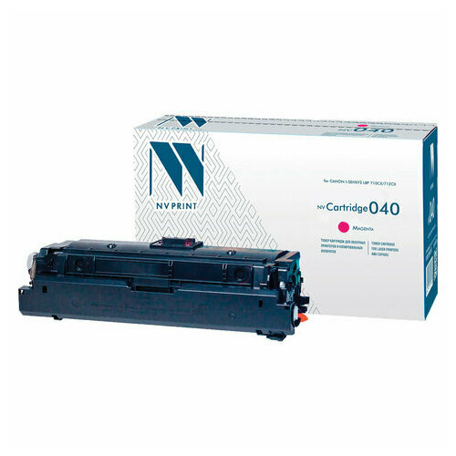 Картридж лазерный NV PRINT (NV-040M) для Canon i-SENSYS LBP 710Cx/712Cx, пурпурный, ресурс 5400 страниц