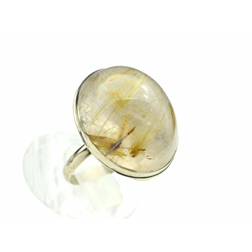 Кольцо Радуга Камня, бижутерный сплав, агат, размер 18, мультиколор