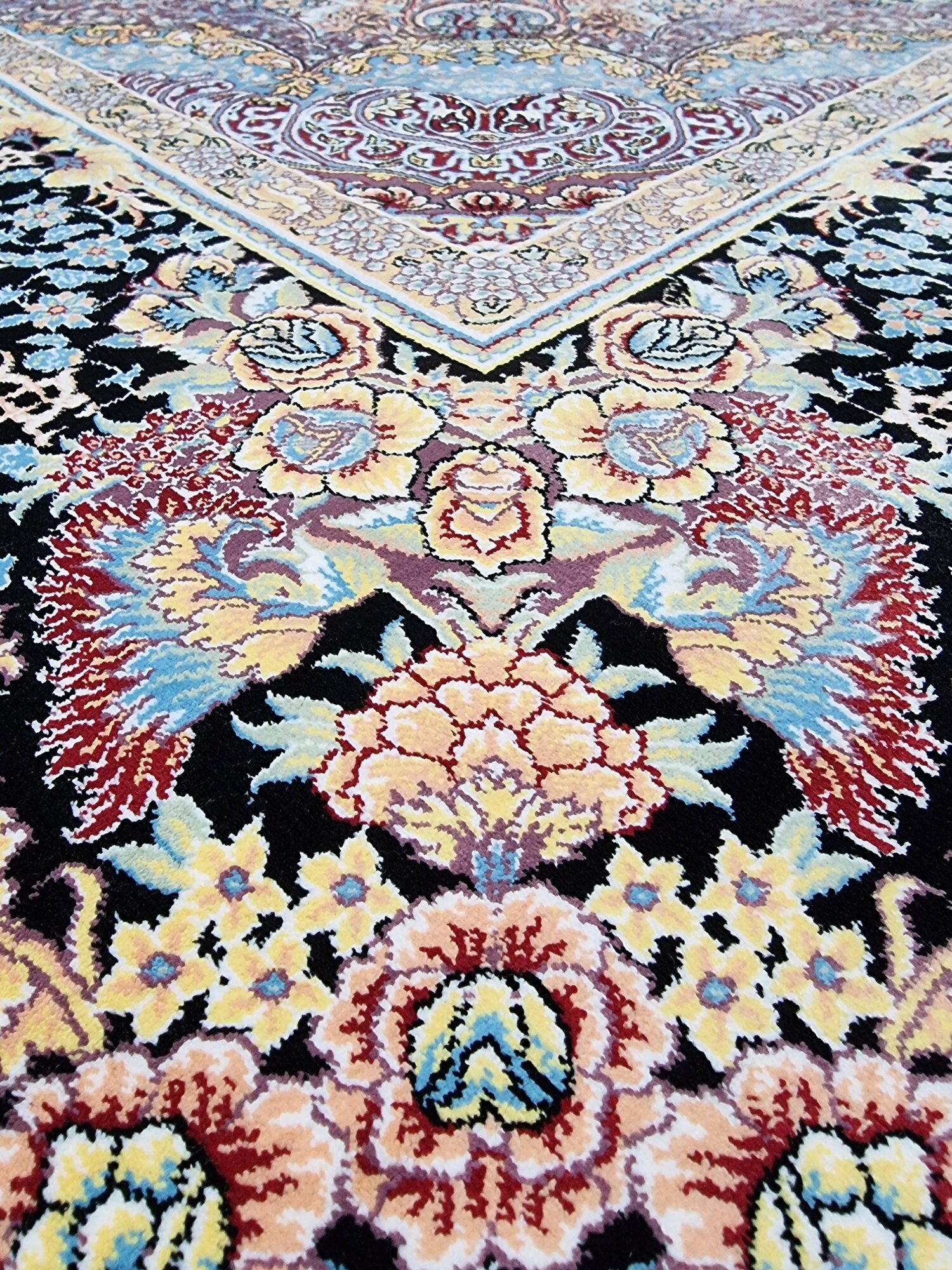 Персидский ковер Farrahi Carpet, Иран, размер 2х3 м - фотография № 6