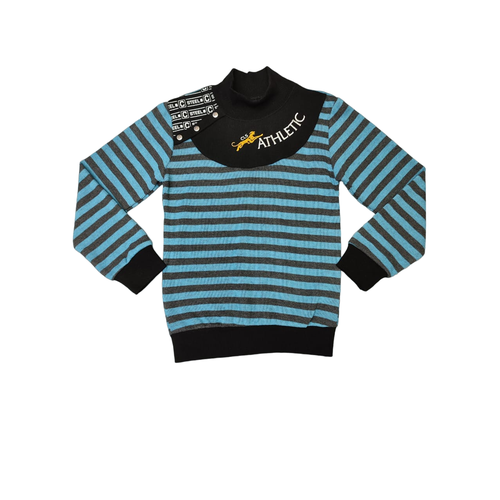 Джемпер Gold Steel, размер 140, черный, голубой