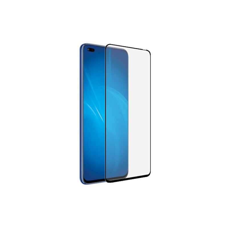 Стекло закаленное DF для Huawei Nova 8i / Honor 50 Lite Full Screen Full Glue Black Frame hwColor-128 - фото №14