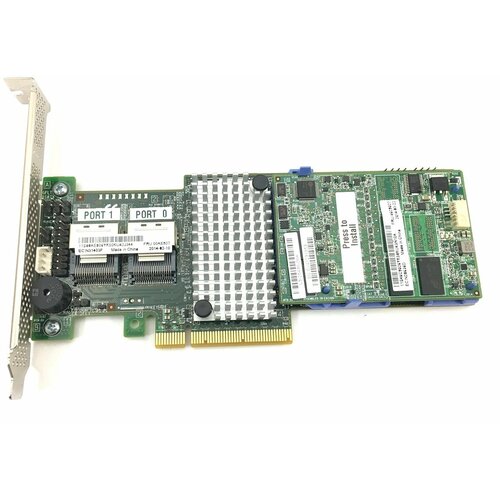 контроллеры ibm kонтроллер 90y4304 ibm m5016 ctrl pcie x8 6gbps 2x4 sas sata int 1gb flash Kонтроллер IBM ServeR SAS/SATA 81Y4481 5110 (81Y4481AID M5110)