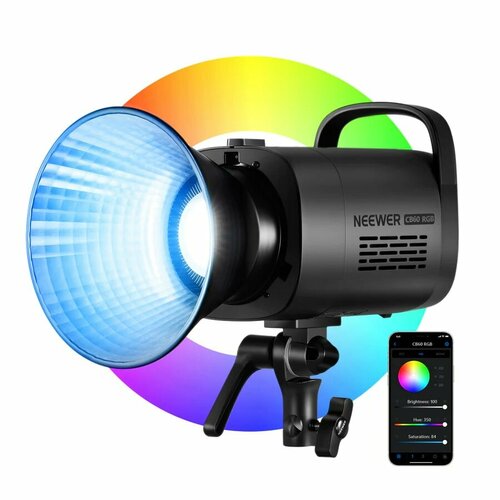 Светодиодный осветитель/видеосвет для фото/видеосъемки Neewer CB60 RGB мощностью 70 Вт