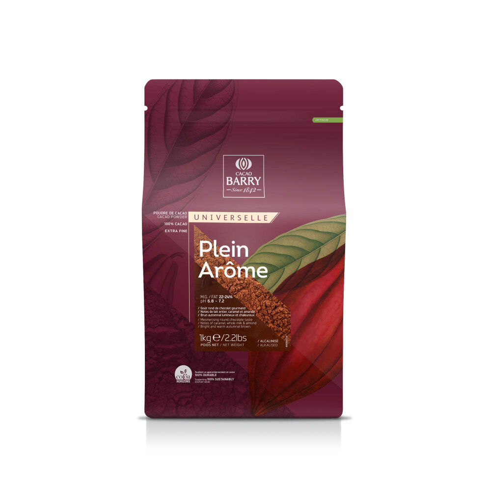 Какао порошок 100% Plein Arome Cacao Barry (1 кг)