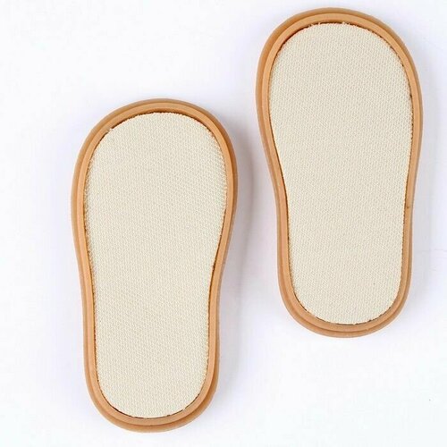 Подошвы для рукоделия со стелькой, набор 2 шт, длина подошвы 12,4 см