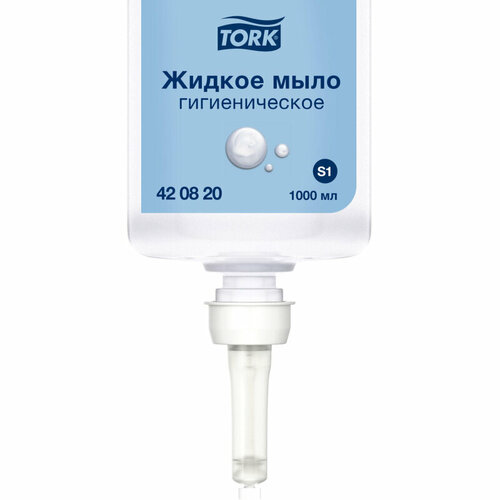 Картридж с жидким мылом Tork S1 Prem мыло-гель 1л, 420820