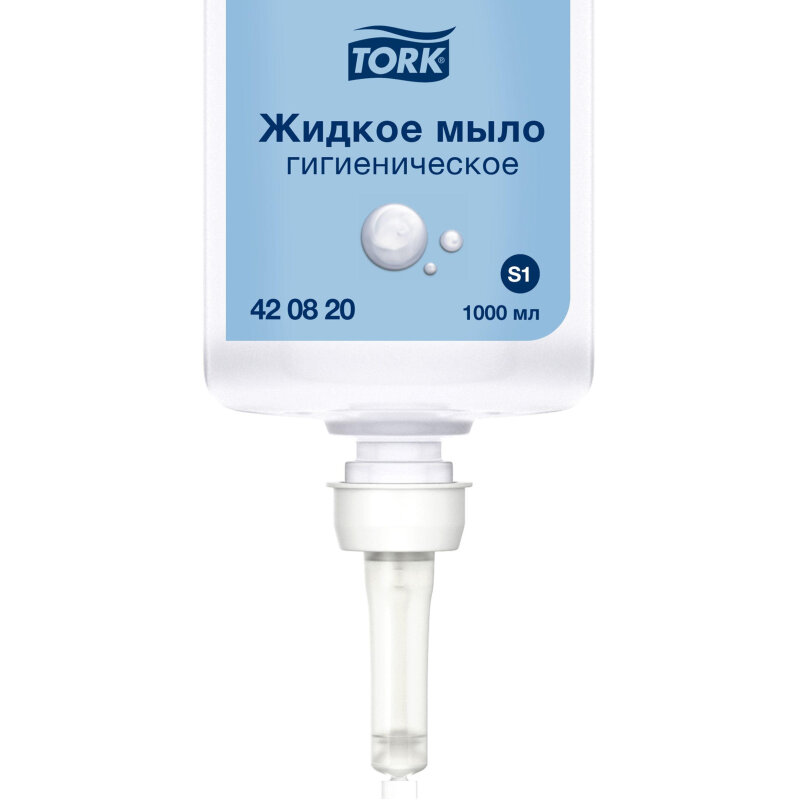 Картридж с жидким мылом Tork S1 Prem мыло-гель 1л 420820