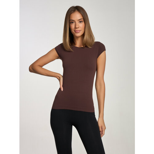 фото Футболка intimidea t-shirt kansas, размер 2-s/m, коричневый
