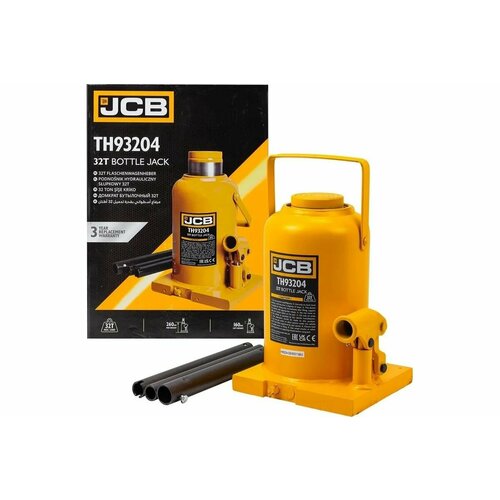 Домкрат JCB бутылочный 32т с клапаном h min-260мм h max-420мм ход штока-160мм 10146₽