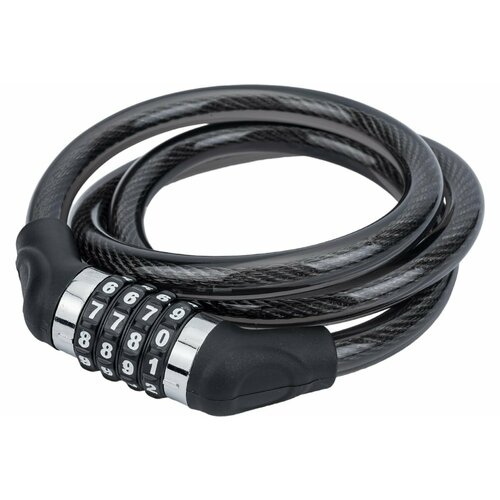 Противоугонный замок JOY KIE GK-102.707A 15 (120 см, трос 15 мм, в оплетке, кодовый, черный) HQ-0004224