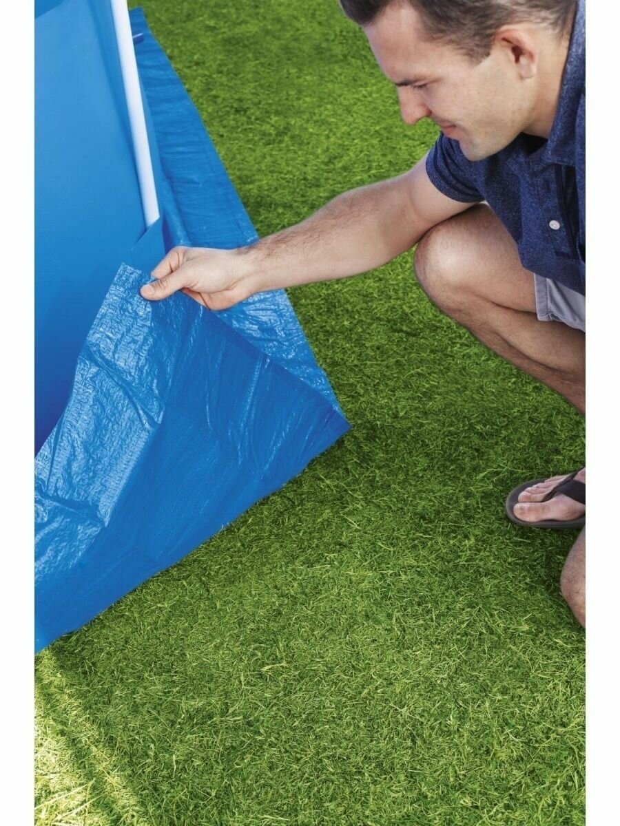 Подстилка под бассейн каркасный надувной — фото 1