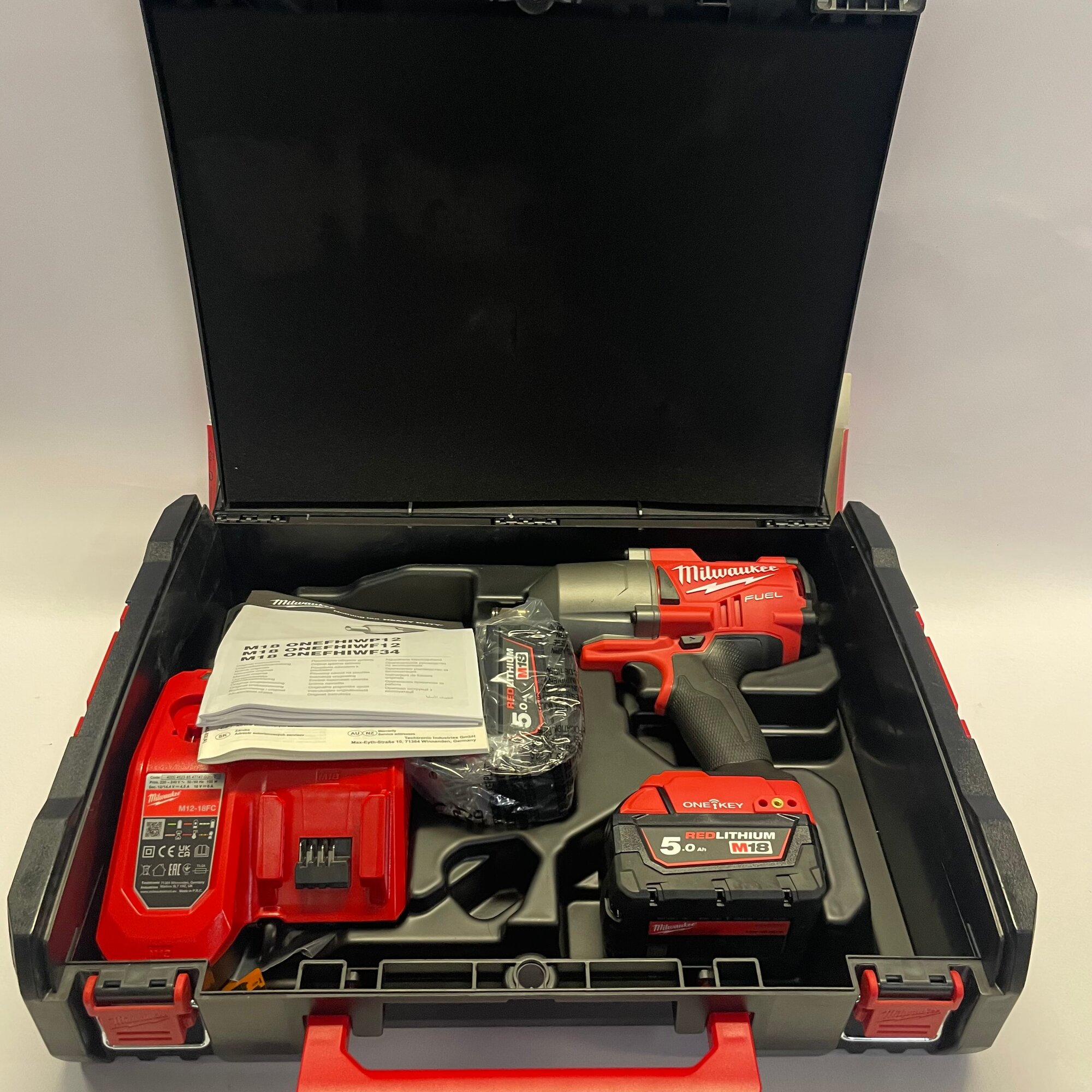 Milwaukee M18 FUEL ONEFHIWF12-502X+2акб+зарядник, Германия!