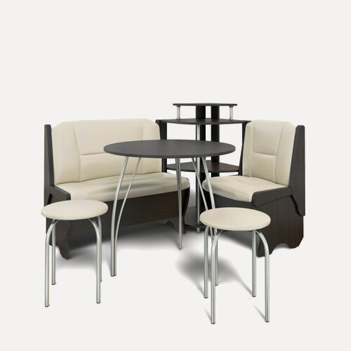 Изображение товара Кухонный набор Лилия Венге/Б. Крем/Серебро/Венге