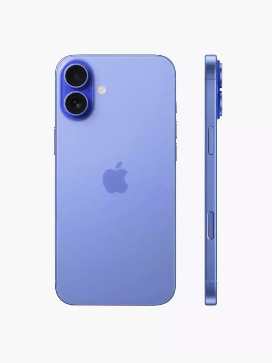 6.7 Смартфон Apple iPhone 16 Plus 256Gb Ultramarine/ультрамарин, Nano-SIM, eSIM — фото 1