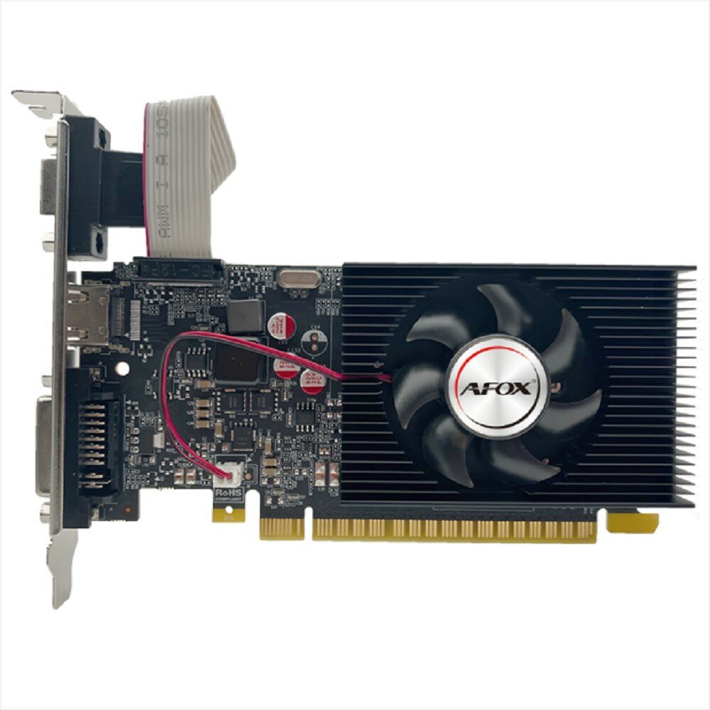 AFOX Видеокарта PCI-E AF730-2048D3L5 NVIDIA GeForce GT 730 2Gb 64bit GDDR3 900 1333 DVIx1 HDMIx1 CRTx1 HDCP Ret low profile