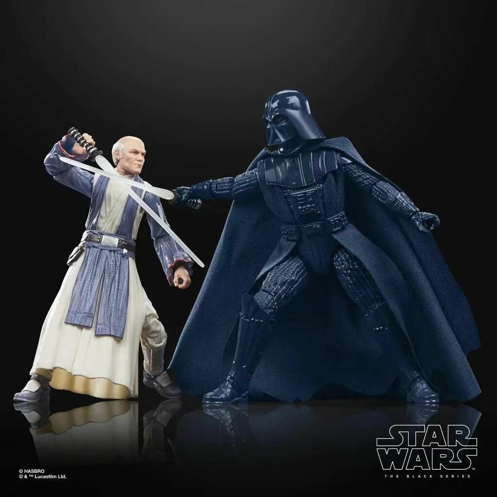 Hasbro звездные войны/"Darth Vader&Obi-Wan" фигурка,16CM, toyking