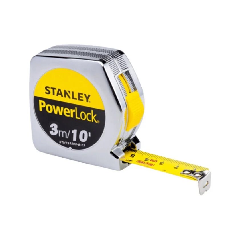 STANLEY Метрическая английская рулетка POWERLOCK 3м 5м 8м, STHT33203-8-23