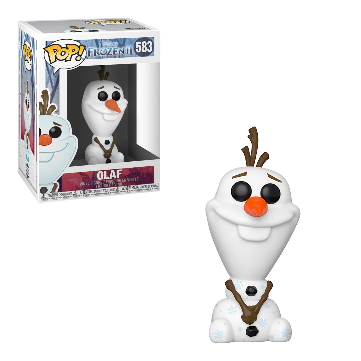 Фигурка Funko POP! Снеговик Олаф в снежинках (Olaf) #583 — фото 1