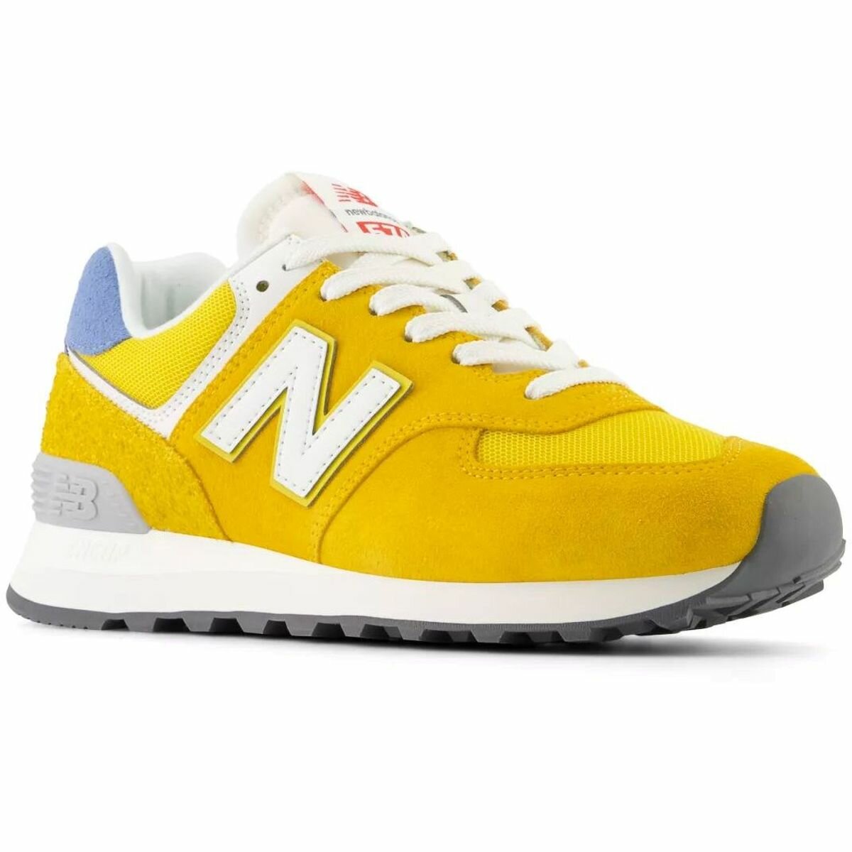 Кроссовки New Balance NB 574, полнота F, размер 6,5 US, желтый — фото 1