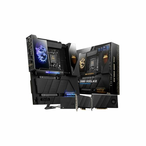 Материнская плата MSI MEG Z890 GODLIKE LGA1851 Intel Z890 E-ATX RTL MEG Z890 GODLIKE 169802₽