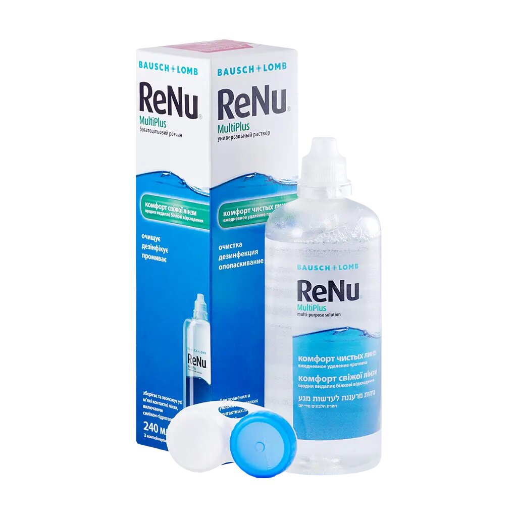 Renu Multiplus раствор для линз универсальный 240 мл 1 шт