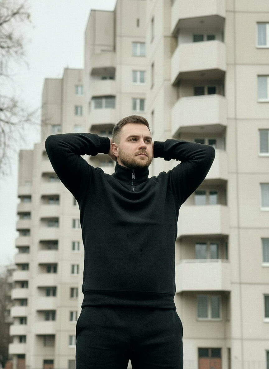 Комплект одежды UDEL, размер 48-50, черный — фото 1